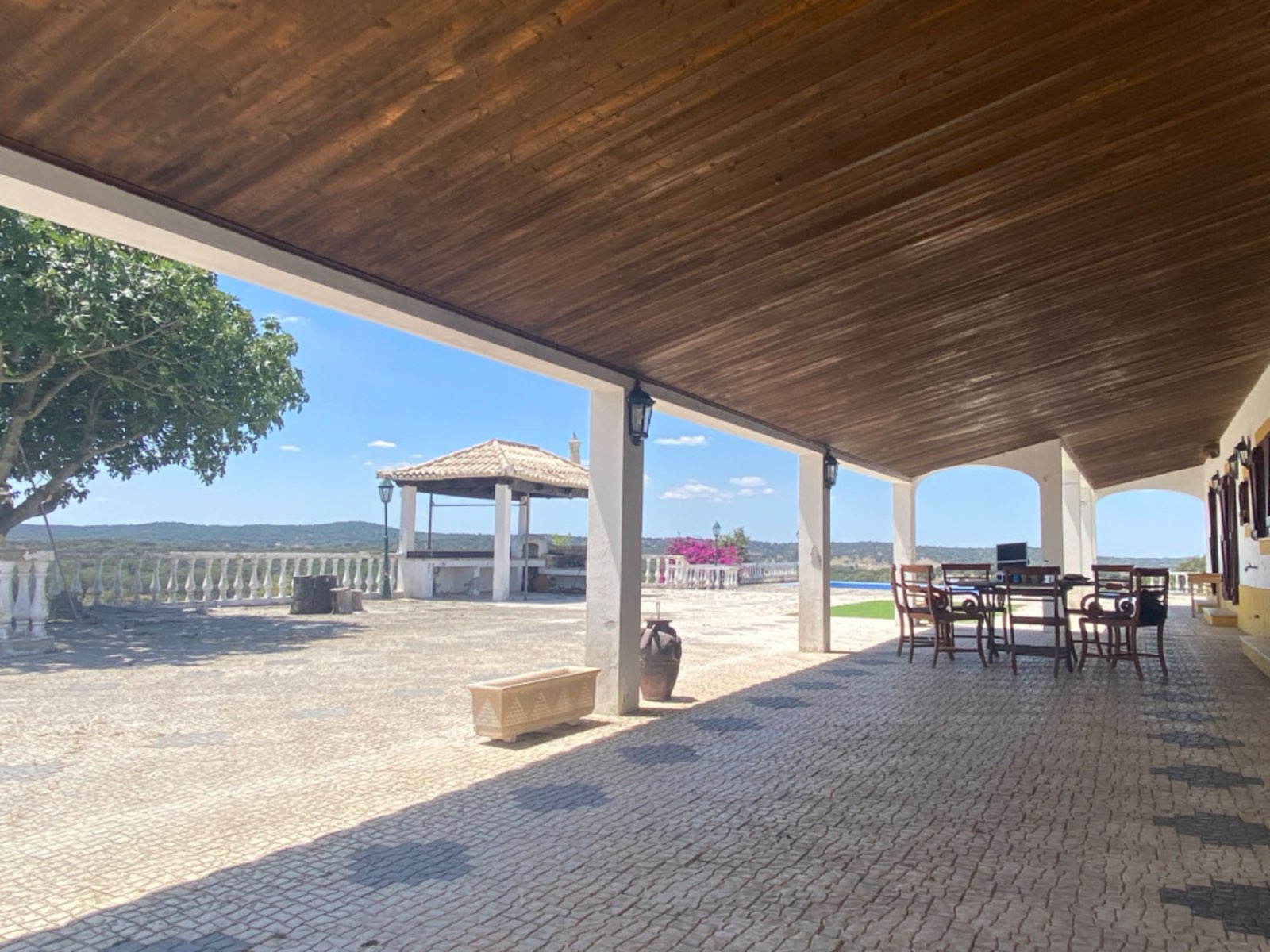 Covered terrace