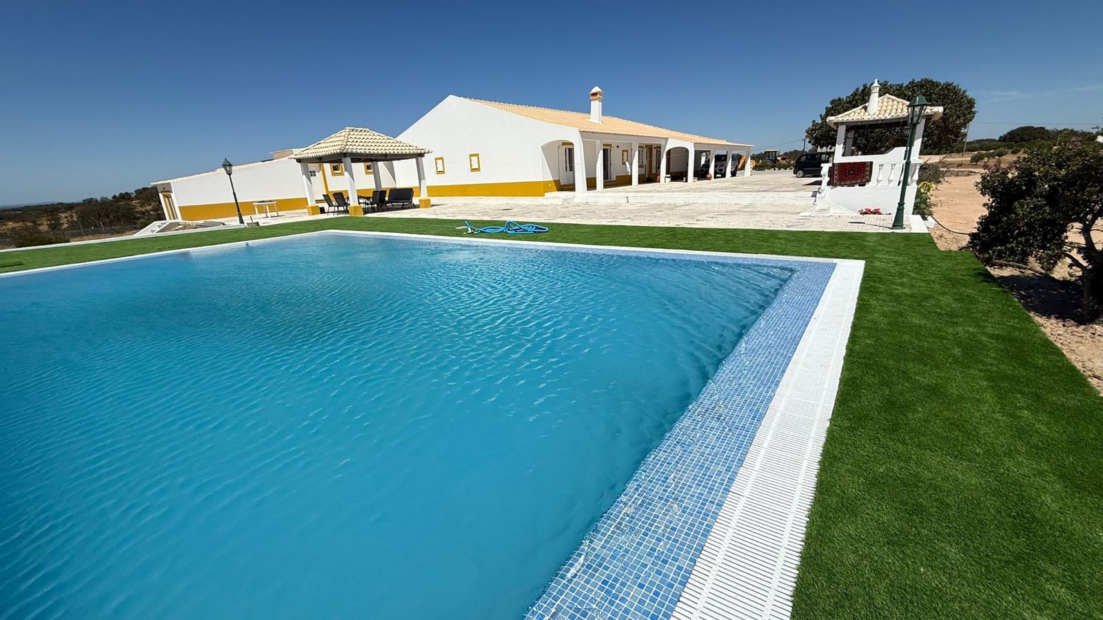 Lodge and pool